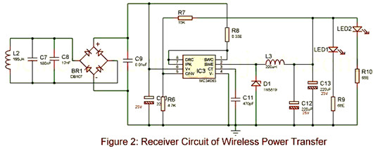 無(wú)線(xiàn)充電電路圖